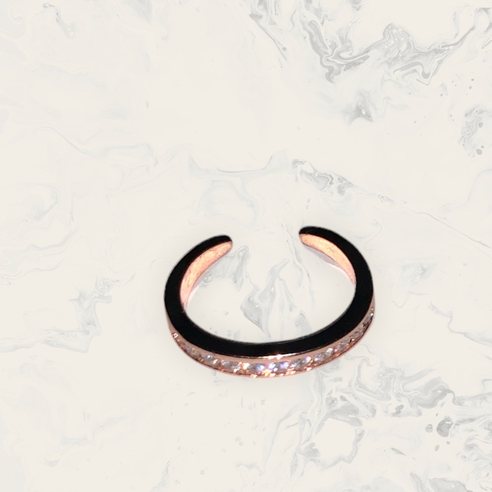 Rose gold Toe ring